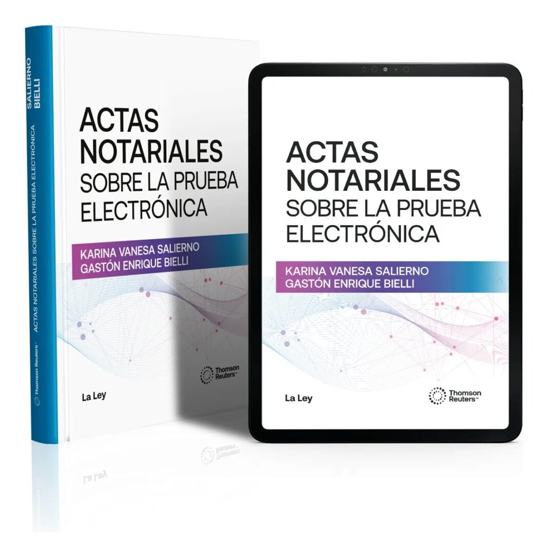 Actas notariales sobre prueba electronica